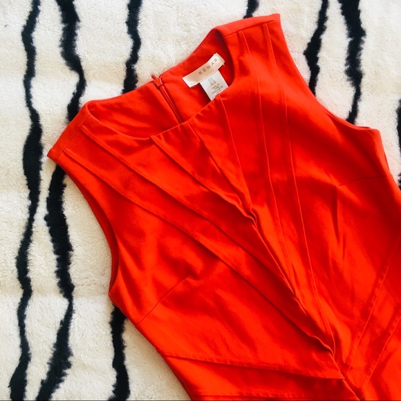 red professional dress